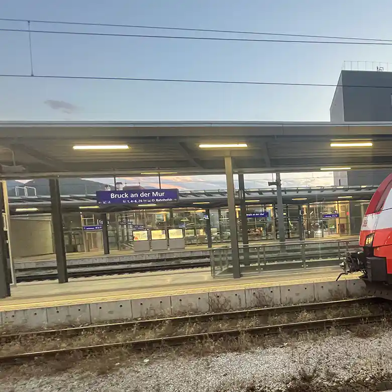 7 / 15: Bahnhof Bruck an der Mur (Steiermark)