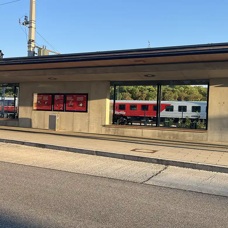 29 / 40: Bahnhof Bruck an der Leitha (Burgenland)