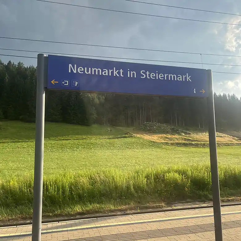 6 / 6: Bahnhof Neumarkt in der Steiermark