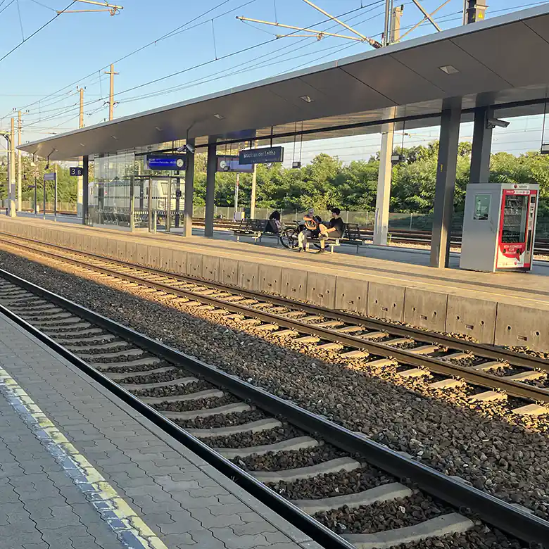 Bahnhof Bruck an der Leitha (Burgenland) © R. Vidmar