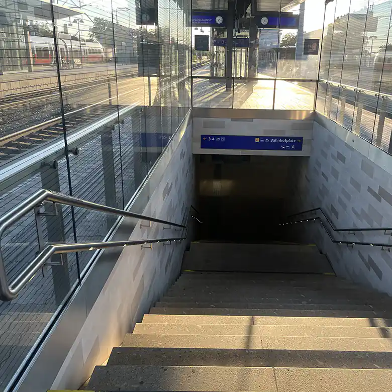 Bahnhof Bruck an der Leitha (Burgenland) © R. Vidmar