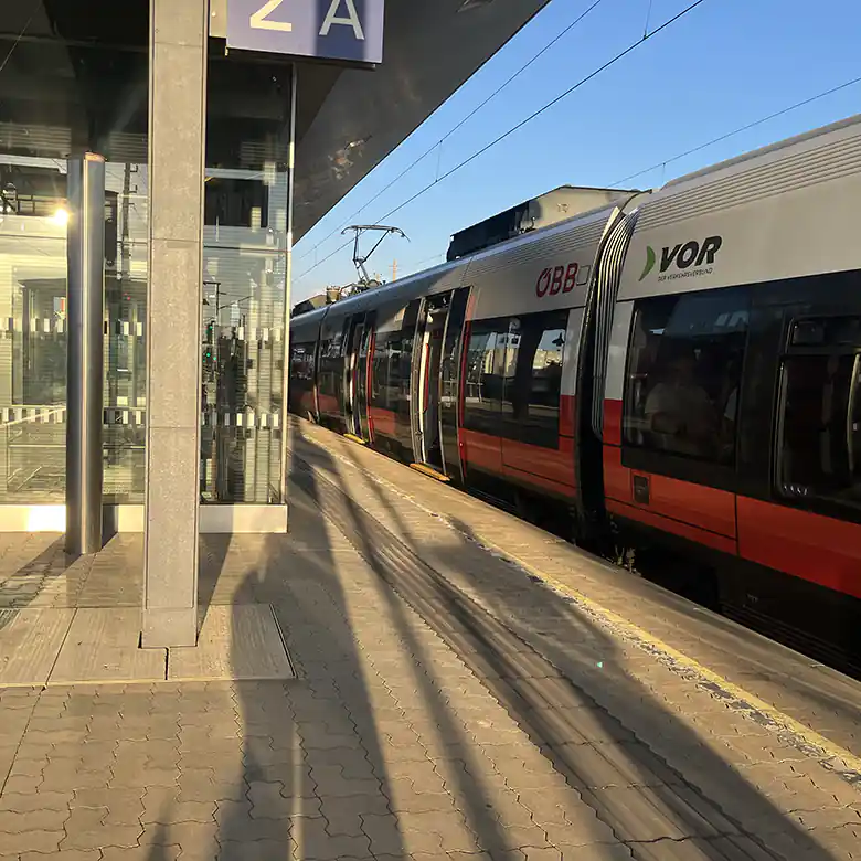 Bahnhof Bruck an der Leitha (Burgenland) © R. Vidmar