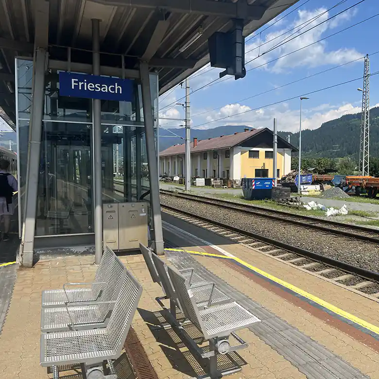 Bahnhof Friesach (Kärnten) © R. Vidmar